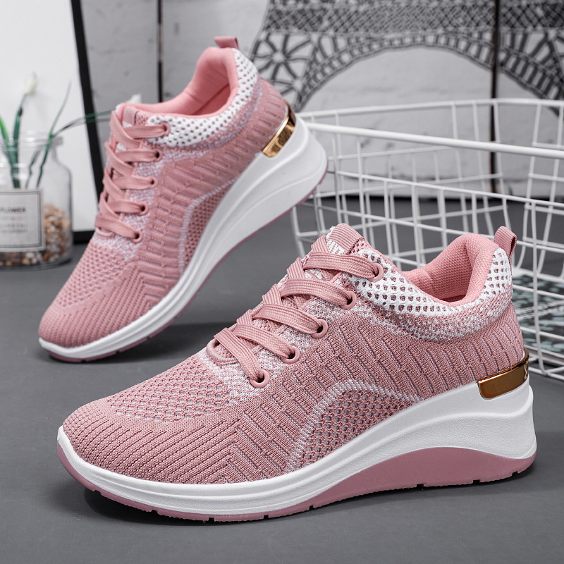 Picture of Women's Shoes, New Autumn Models, Foreign Trade Women's Shoes Wholesale, Height-Increasing Shoes, Trendy Shoes, Breathable Thick-Soled Sneakers for Women