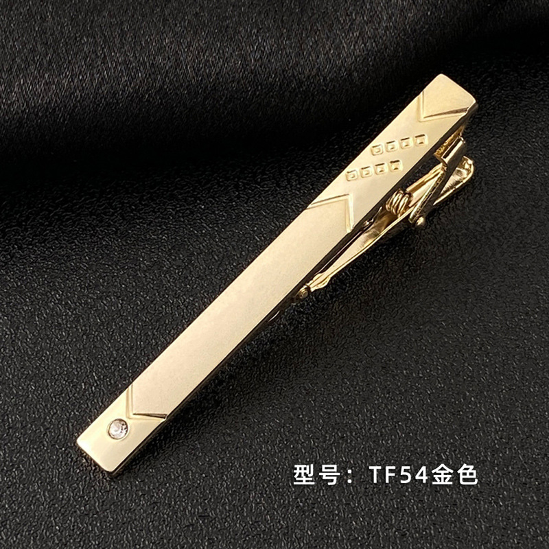 Picture of Men's Tie Clip Manufacturer Direct Sales Yiwu Cross-Border Business Metal Tie Clip Tieclips Bow Tie Business Style