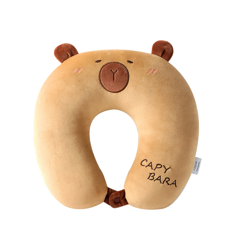 Picture of PP cotton u-shaped pillow travel pillow crystal velvet comfortable neck pillow office nap can add logo gift wholesale