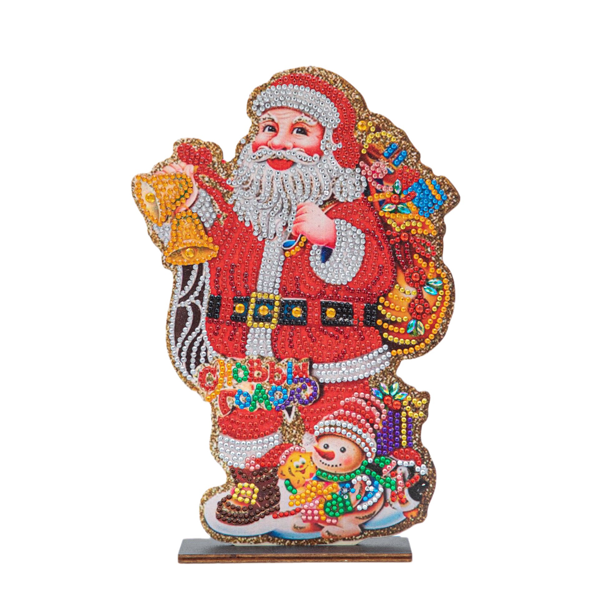 Picture of Cross-Border Christmas Diamond Painting Full of Diamonds Special-Shaped Bright Diamond 5D Diamond Decorative Painting Stereo 3D Table Setting Hot Sale