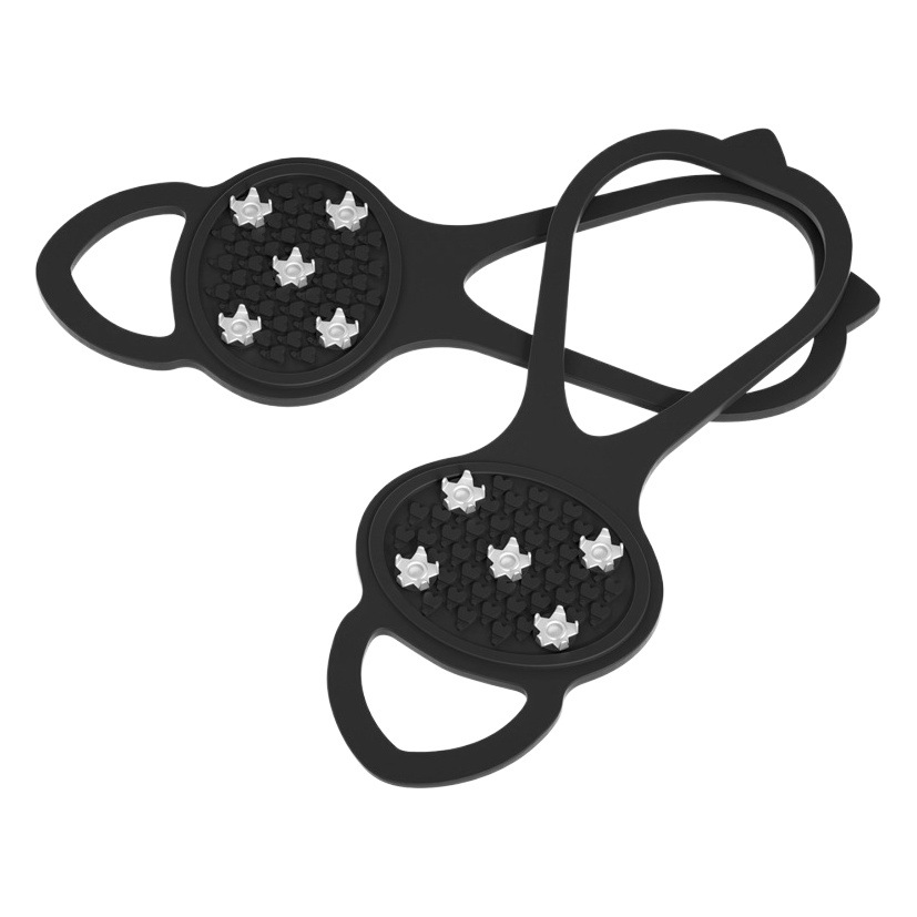 Outdoor snow five-tooth non-slip crampons snow mountaineering non-slip shoe cover universal ice surface fishing professional drop-resistant wholesale