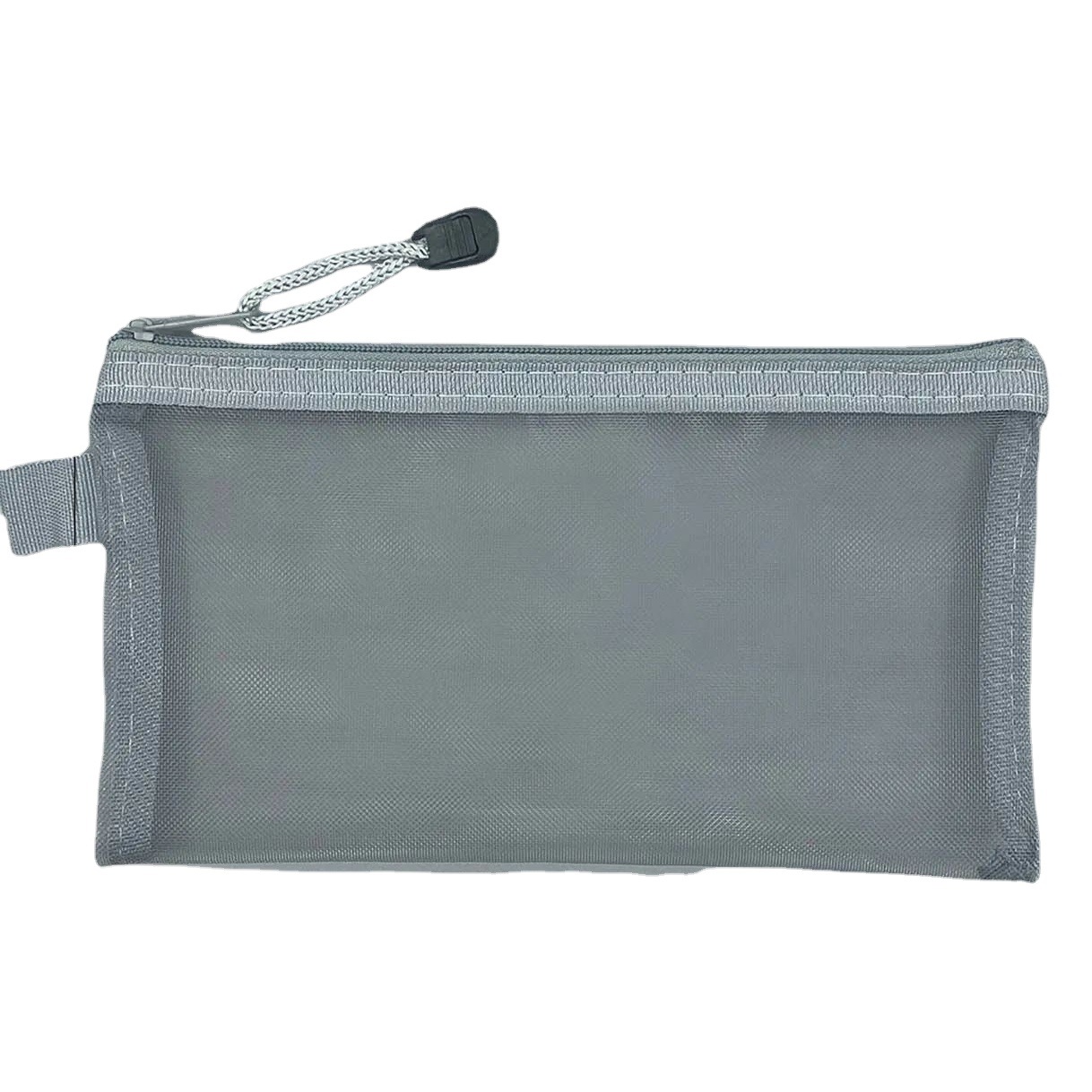 Picture of Transparent Mesh Pencil Bag Large Capacity Zipper Storage Bag Student Examination Portable Pencil Bag Stationery Bag Printable