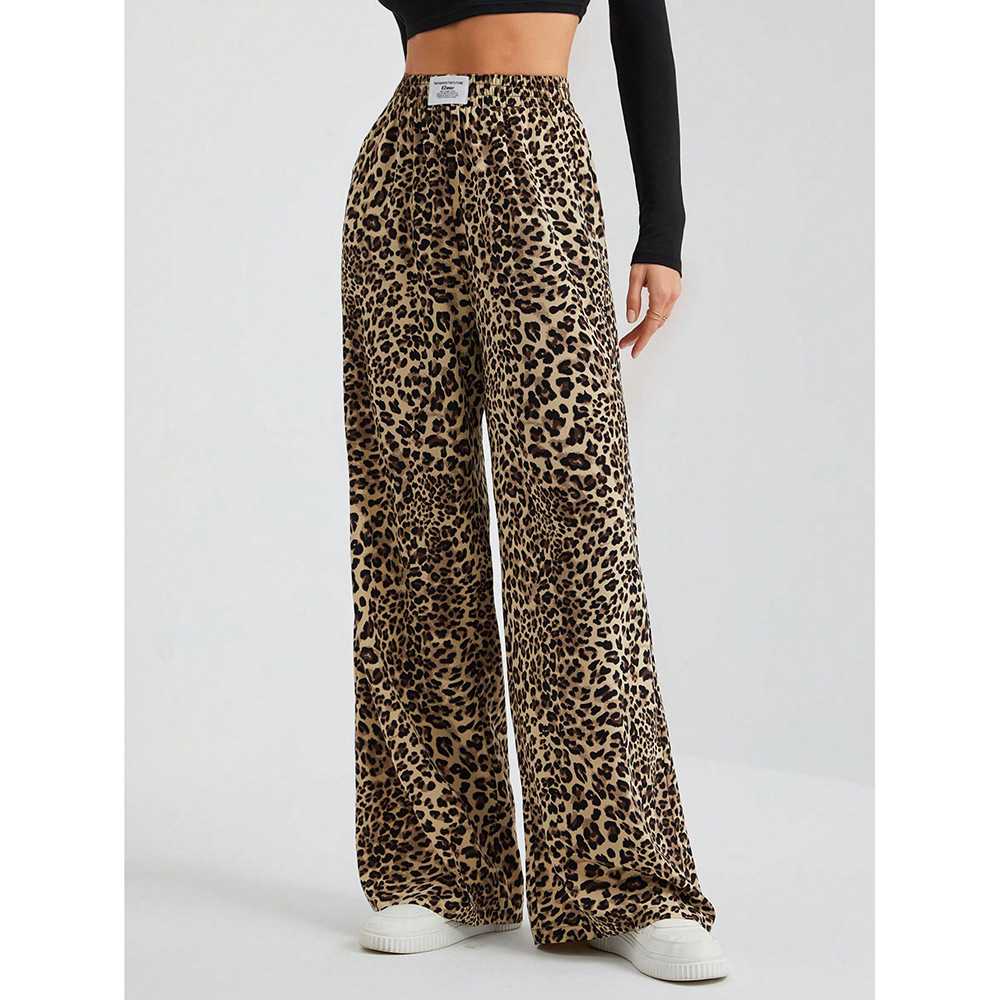Picture of 2024 Spring and Autumn Spice Girls Women's New High Waist Wide Leg Pants Loose Slim Spice Girls Casual Pants Amazon