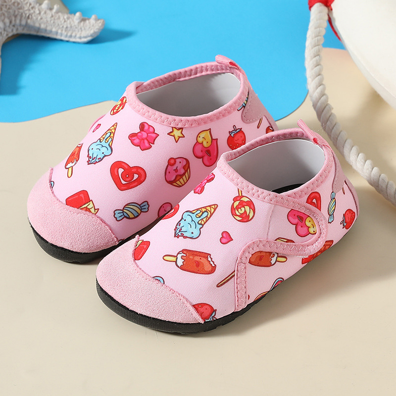 Picture of Children's water park Baby Beach socks non-slip diving shoes snorkeling socks swimming shoes drifting soft shoes wading shoes socks