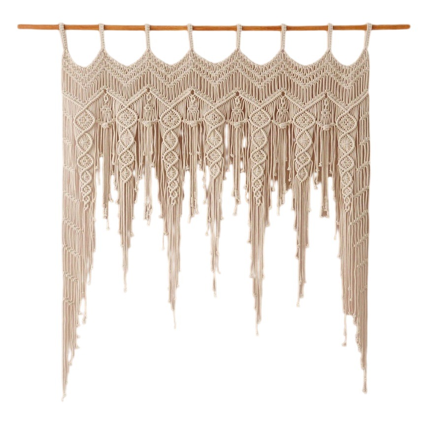Bohemian curtain ins hand-woven short door curtain B & B entrance partition curtain decorative tapestry foreign trade supply
