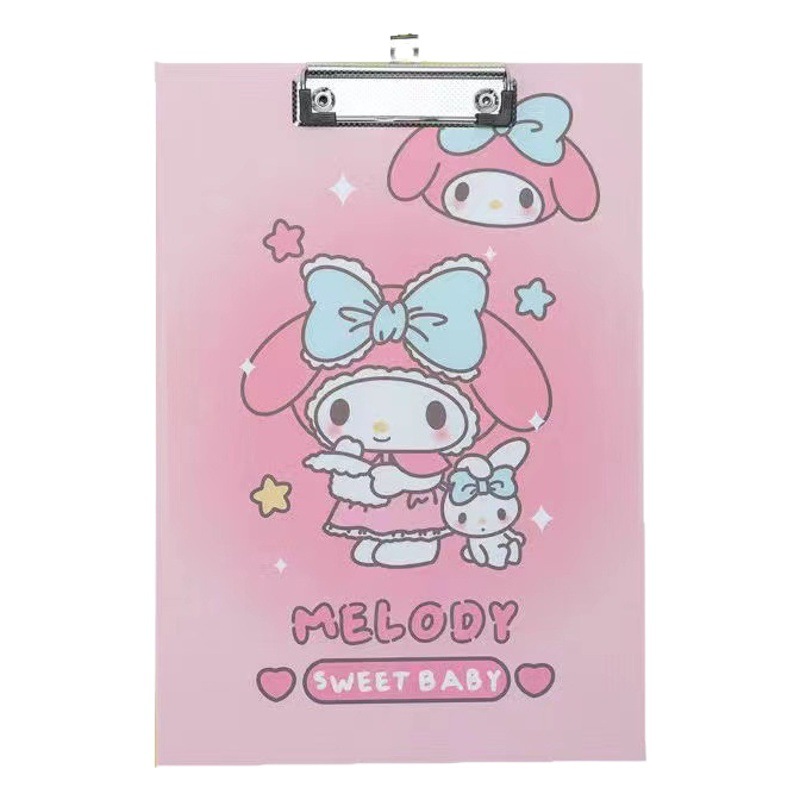 Student cartoon board clip a4 wooden board clip thickened hard base board folder student test paper clip high-looking coolo plywood