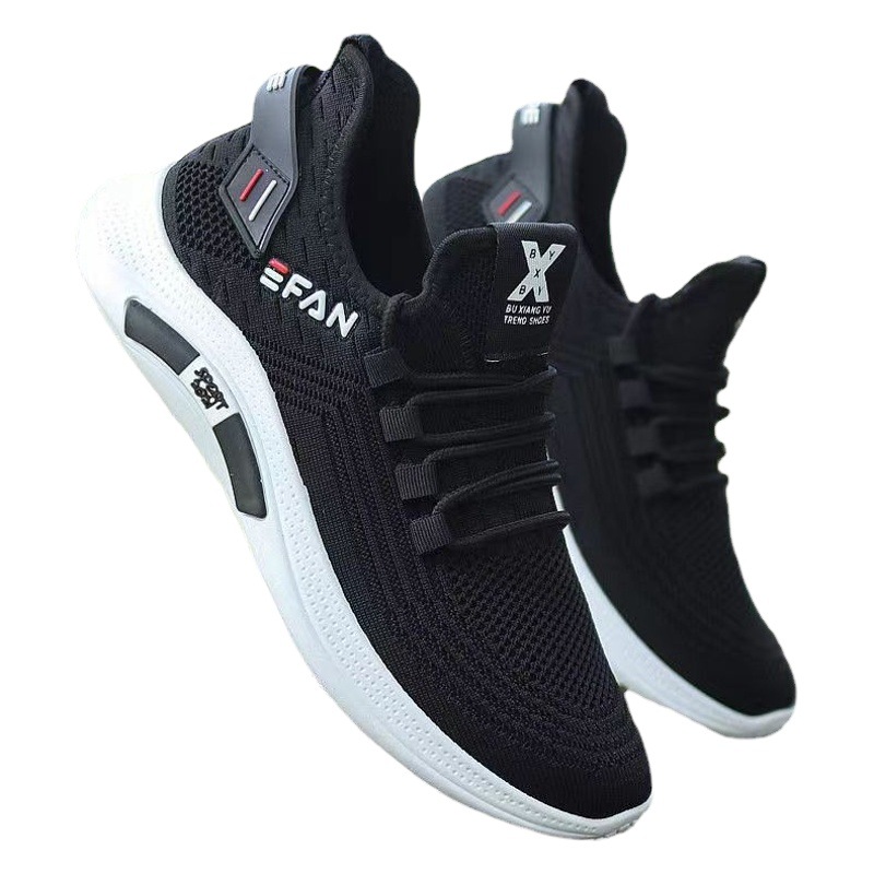22 years of popular men's sports shoes a generation of flying woven breathable Men's Shoes summer new white shoes wholesale shoes men