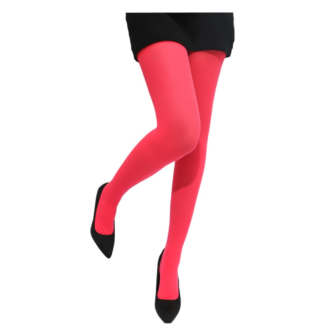 Factory spot wholesale fluorescent color candy color stockings pantyhose fabric comfortable multi-color optional a generation of hair
