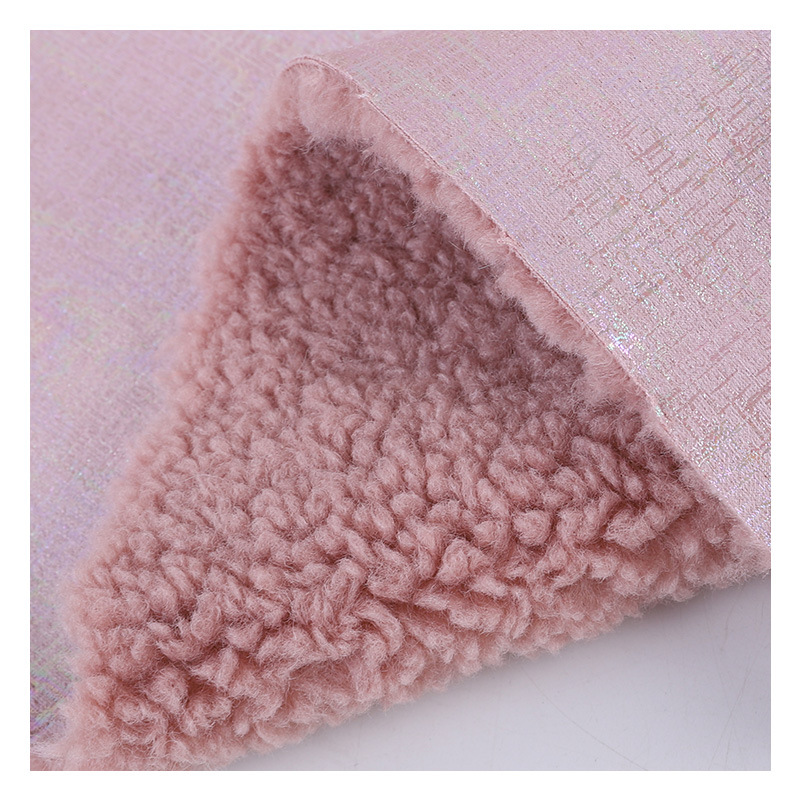 Picture of Local factory sells fur and wool integrated composite fabric lamb fleece autumn and winter coat children's clothing fashion fabric