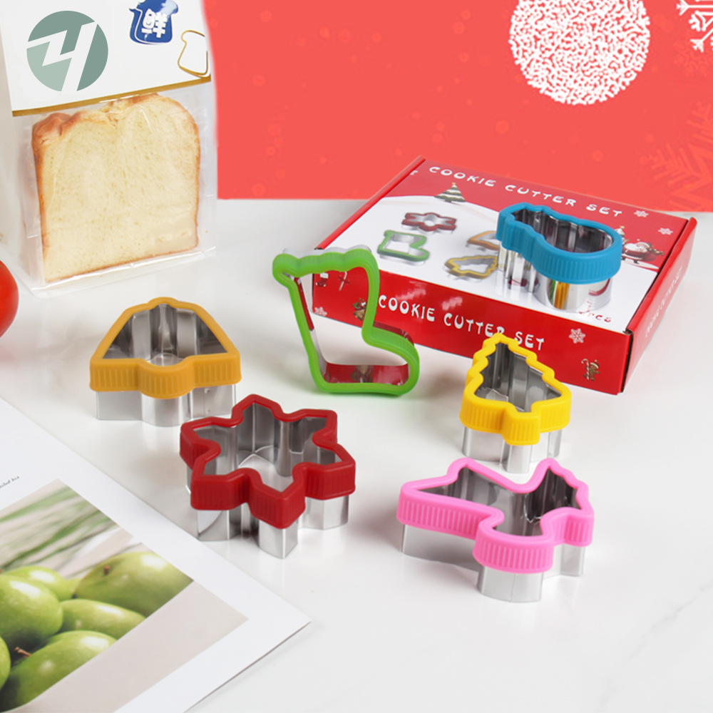Cross-border new Christmas CookieMoulds Christmas series biscuit mold snowflake Christmas tree