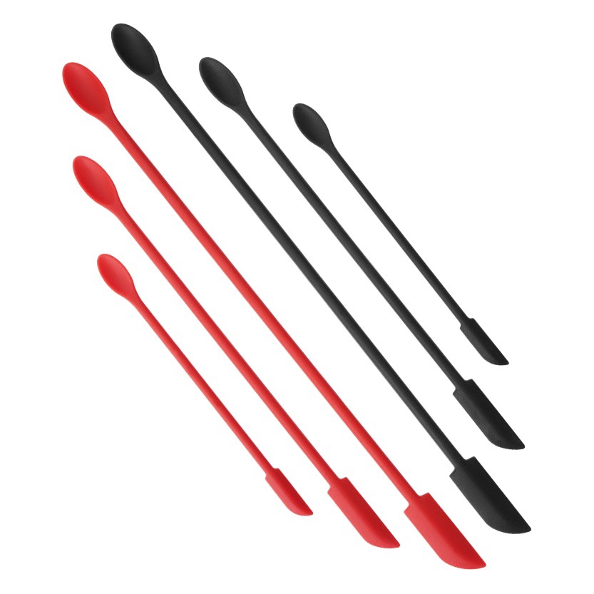 New Creative Silicone Double-Headed Mini Tip Scraper 3-Piece Set Jam Scraper 3-Piece Set Cooking Spatula
