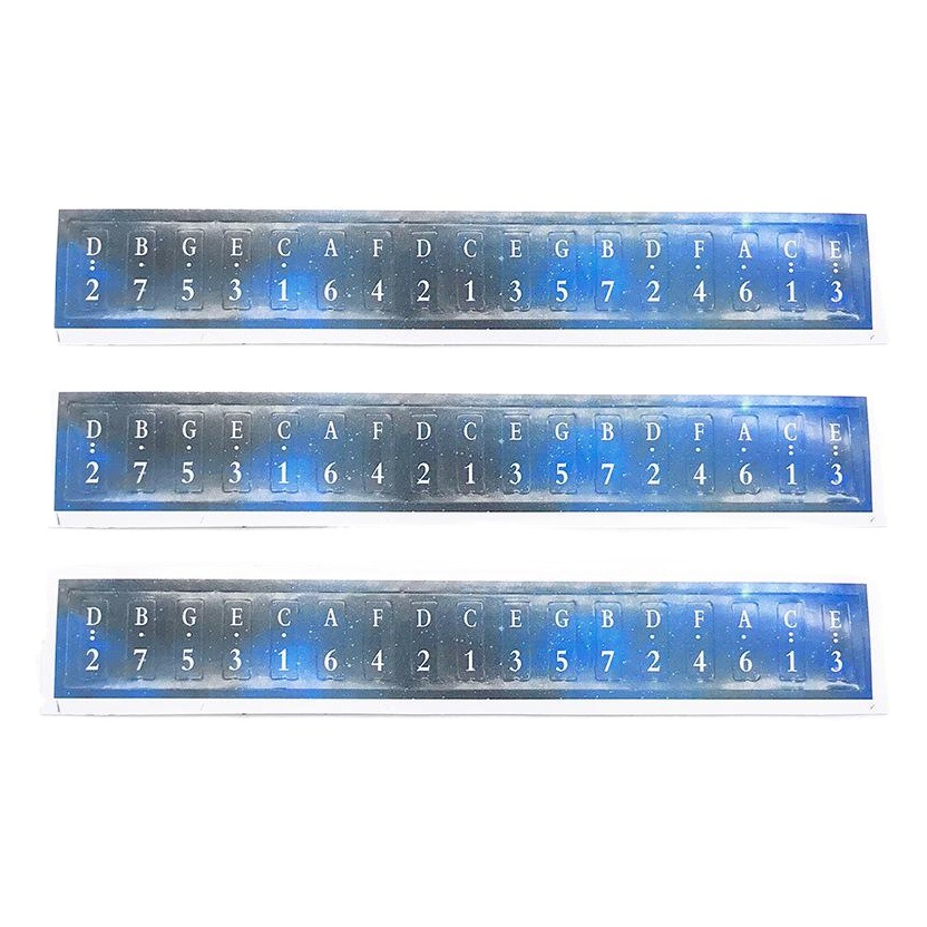 17-tone thumb piano color note sticker double finger piano note sticker kalimba kalimba key sticker