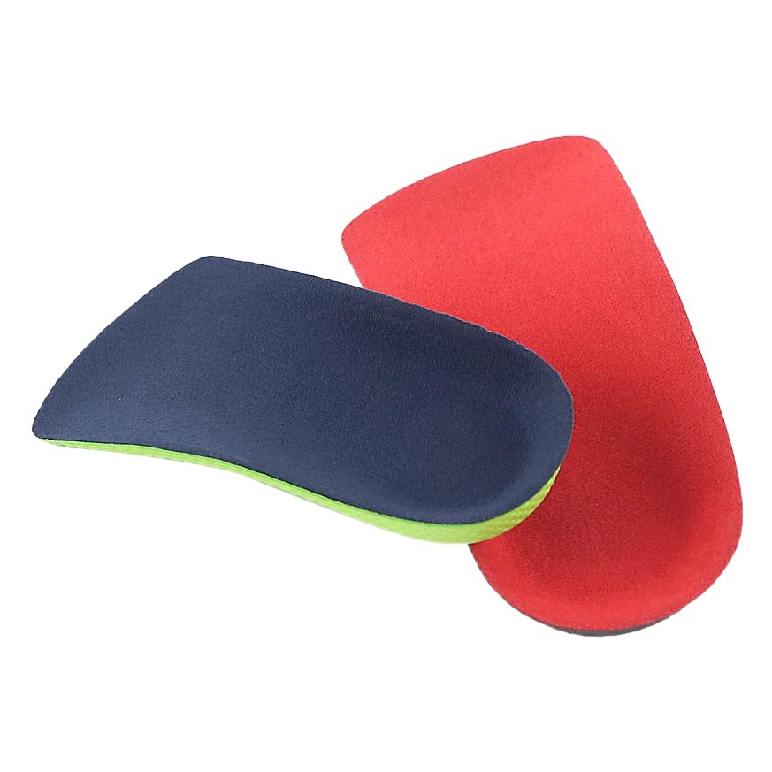 Soft Half Pad Half Pad Shock Absorbing Arch Support Insole Velvet Suede Non-Slip Insole