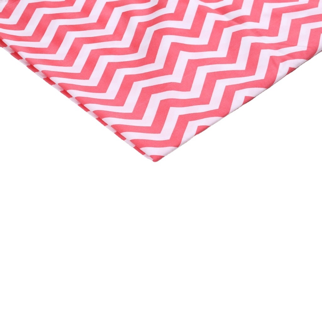 Creative wavy fabric printed polyester fabric luggage accessories printed fabric manufacturers wholesale