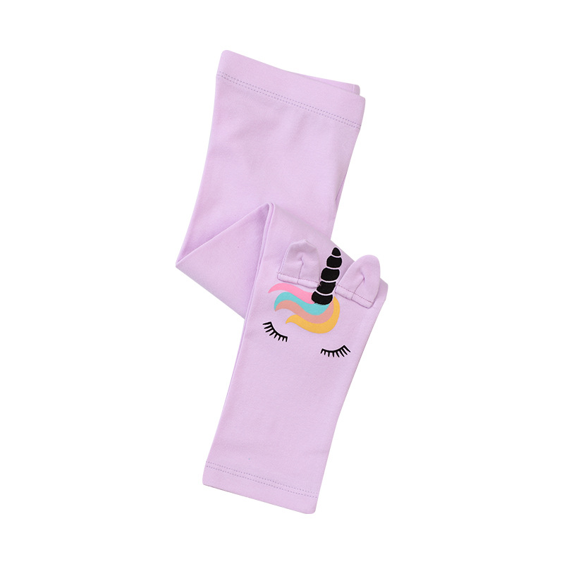 Picture of 2025 Spring and Autumn Girls' Knitted Elastic Outer Wear Pants European and American Style Girls' Leggings Factory Distribution