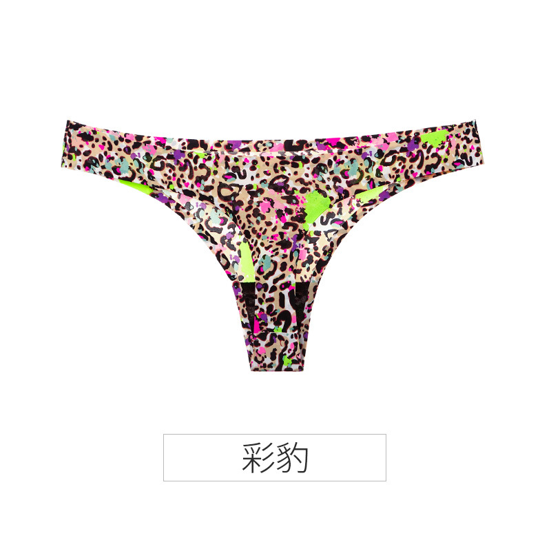 Picture of Explosions ice silk seamless thong women pure wind European and American women sexy tback foreign trade T pants sports fitness