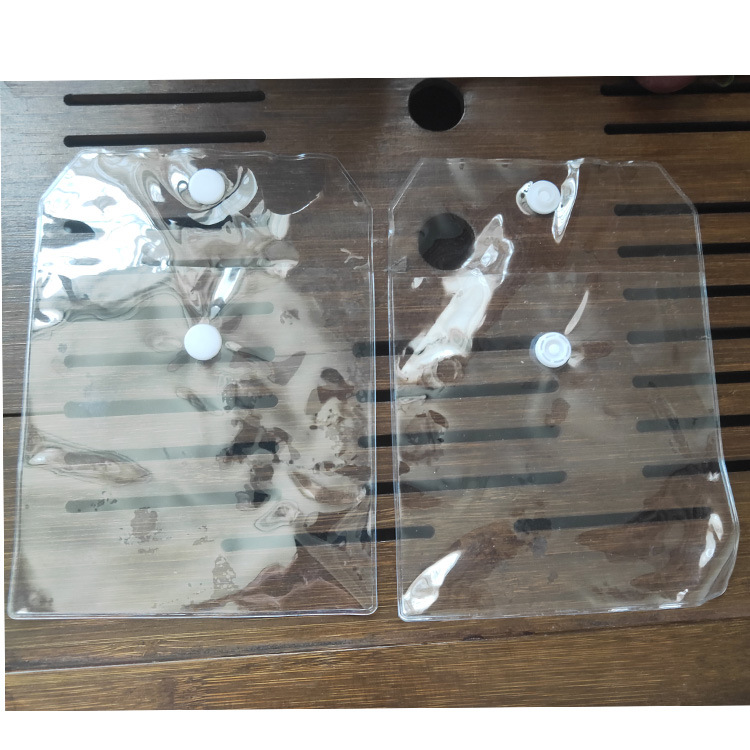 Manufacturer Transparent Flip Button Bag Pvc Jewelry Gift Badge Snap Plastic Packaging Frosted Bag