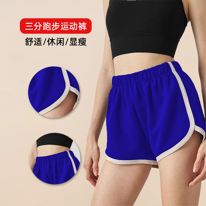 Foreign Trade Europe and America Cross-border Sports Shorts Women's Yoga Stretch Hot Pants Fitness Pants Pajama Pants Triple Pants Beach Pants Children