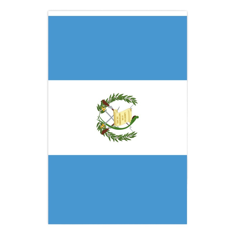 14*21cm Guatemala flag square fan flag 20*28cm flag polyester flag factory spot