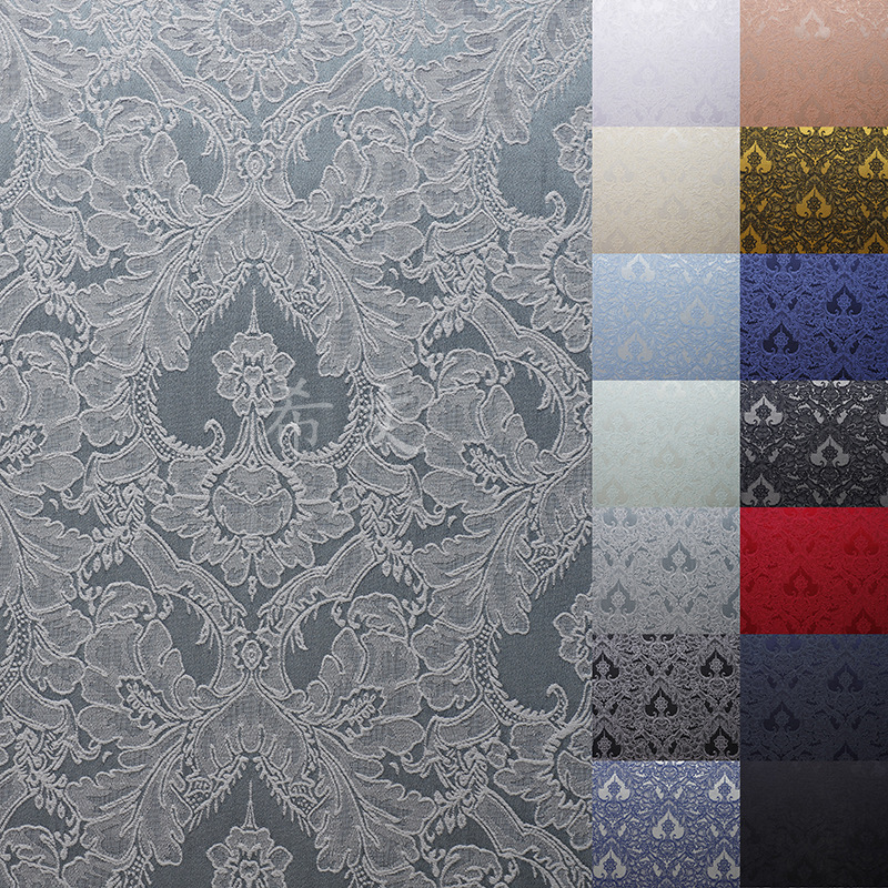 Picture of Three-Dimensional Relief Jacquard Fabric Spring Soft Classical Jacquard Micro-Elastic Cotton Fabric Chinese Suit Han Dynasty Clothing Fabric