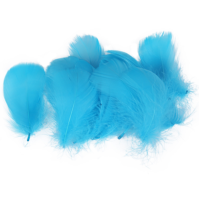 Picture of Special offer about 100 colored small floating feathers goose feather diy jewelry festival scene decoration filler feathers