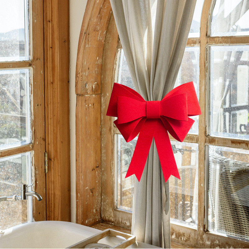 Garland wedding decorations creative Net red wedding room decoration curtain Valentine's Day bouquet bow strap pendant