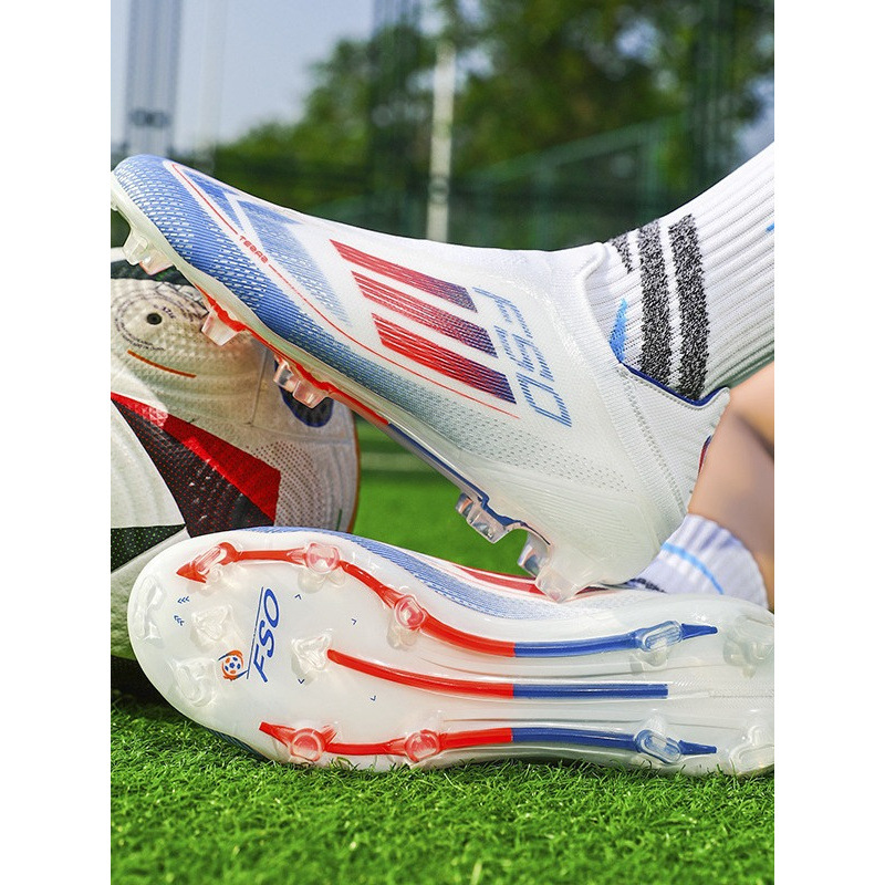 Cross Border plus size 45 Children Football Shoes Male Teenagers Students Female TF Broken Nail AG Spike Competition Training sneaker