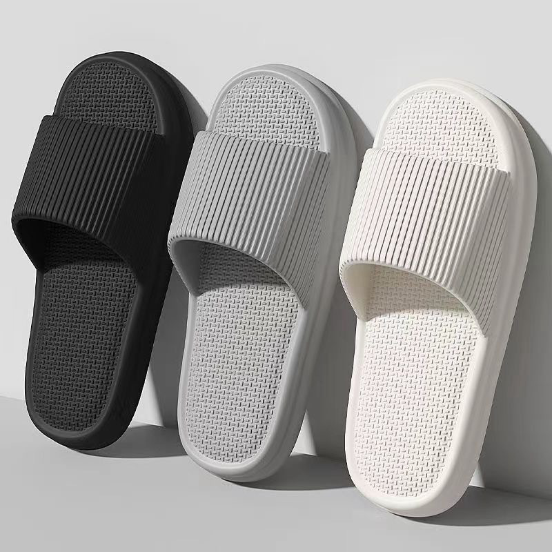 2025 New Home Sandals Men's Summer Indoor Home Bathroom Non-Slip Couple Thick-Soled Casual Slippers Women