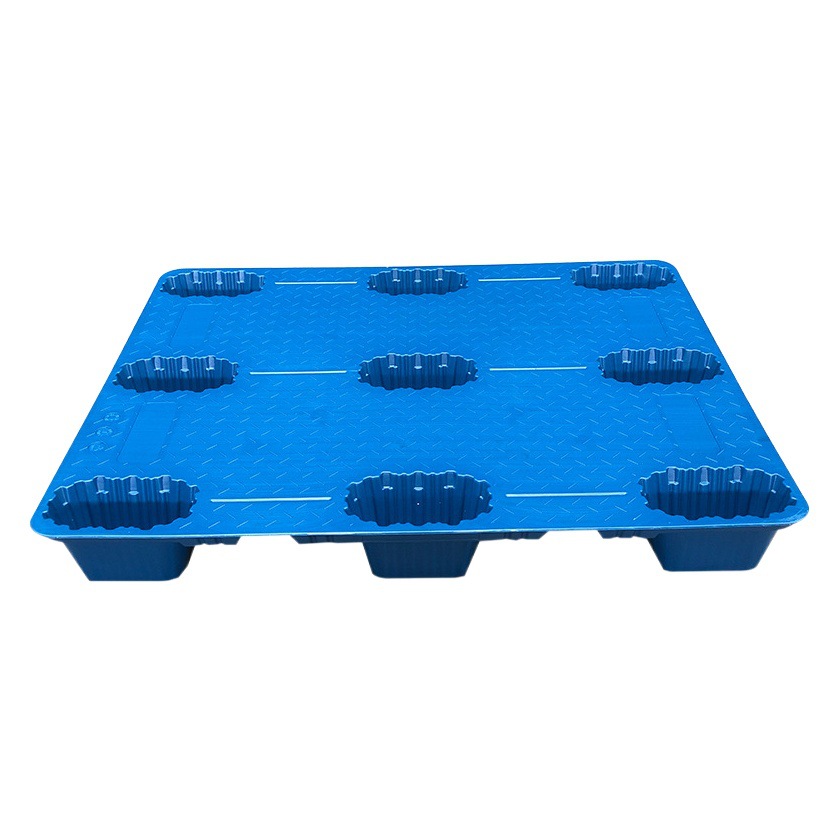 1210-7.5kg blow molding pallet warehouse turnover forklift pallet grain and oil heavy card cold chain warehouse pallet