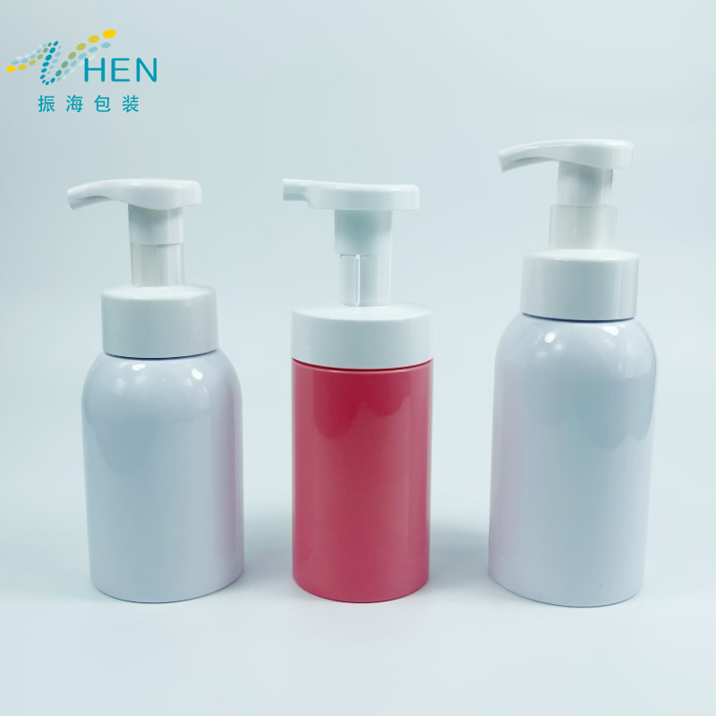 Cleansing and Cleansing Mousse 250Ml300Ml Facial Cleanser Foam Bottle Pet Plastic Press Foaming Bottle Cleaning Liquid Bottle
