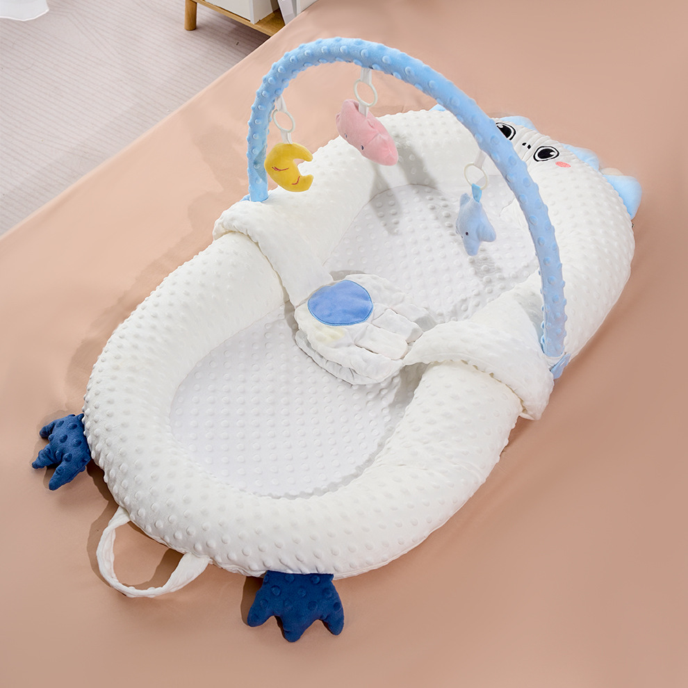 Picture of Infant bed bed multifunctional movable newborn soothing sleeping mat baby sleeping nest foldable anti-pressure ridge protection