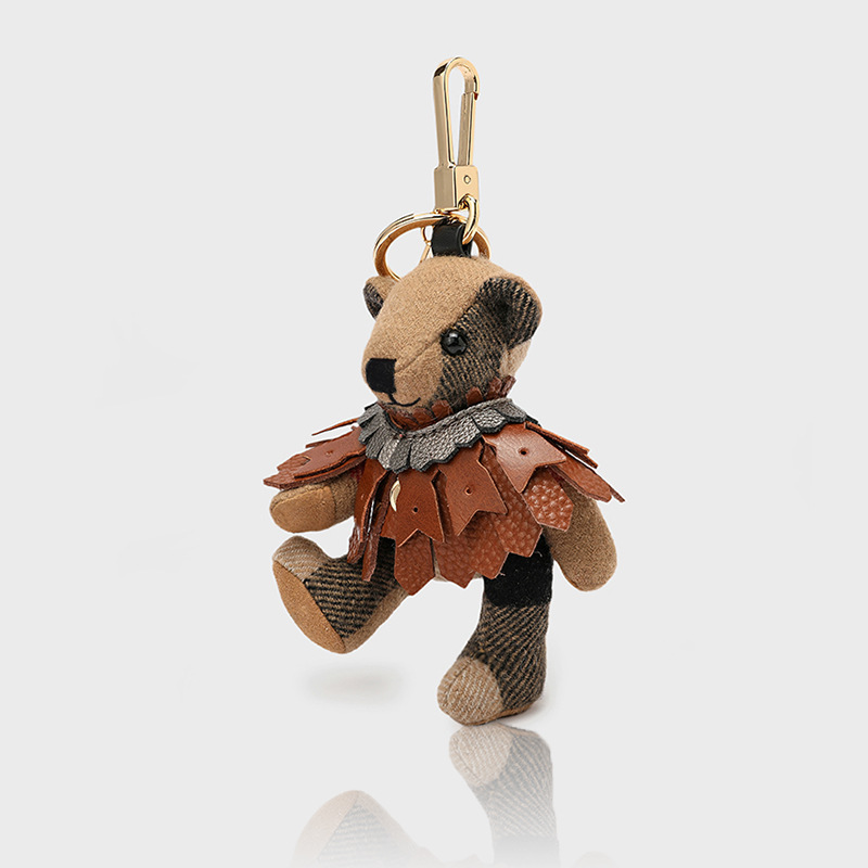 Cute Doll Shawl Bear Pendant Jewelry Bag Hanging Plush Cartoon Doll Couple Car Keychain Trendy