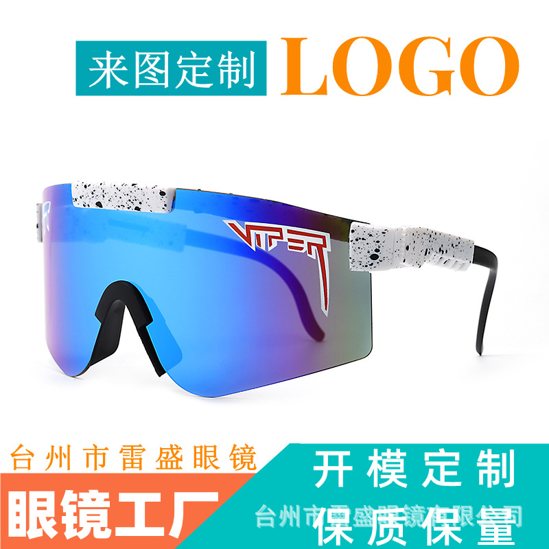 pit viper colorful real film plated sunglasses new road riding glasses men and women outdoor sports sunglasses
