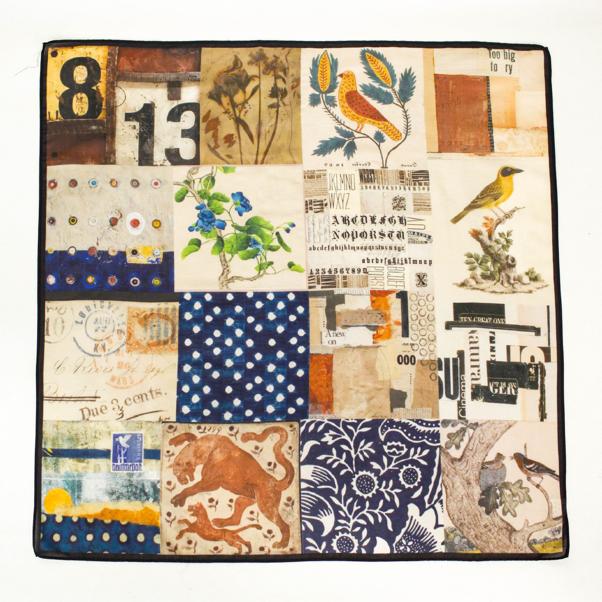 Picture of Collection New Vintage Original Artistic Mulberry Silk Silk Cotton Spinning Machine Side All-match 70 Square Scarf Elegant Shawl