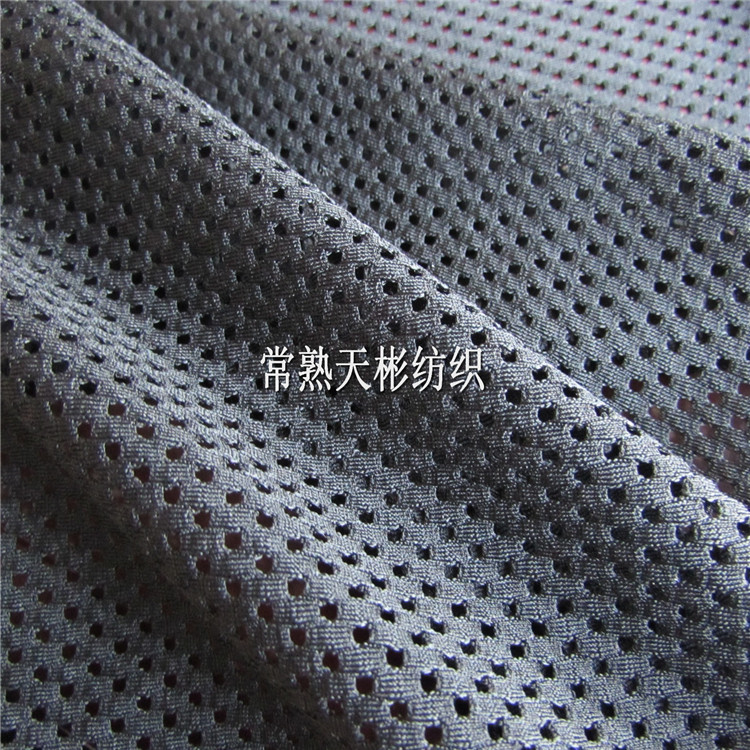 Tianbin Sells Nylon Mesh Hollow Single Layer Elastic Mesh Sportswear Series Breathable and Tension