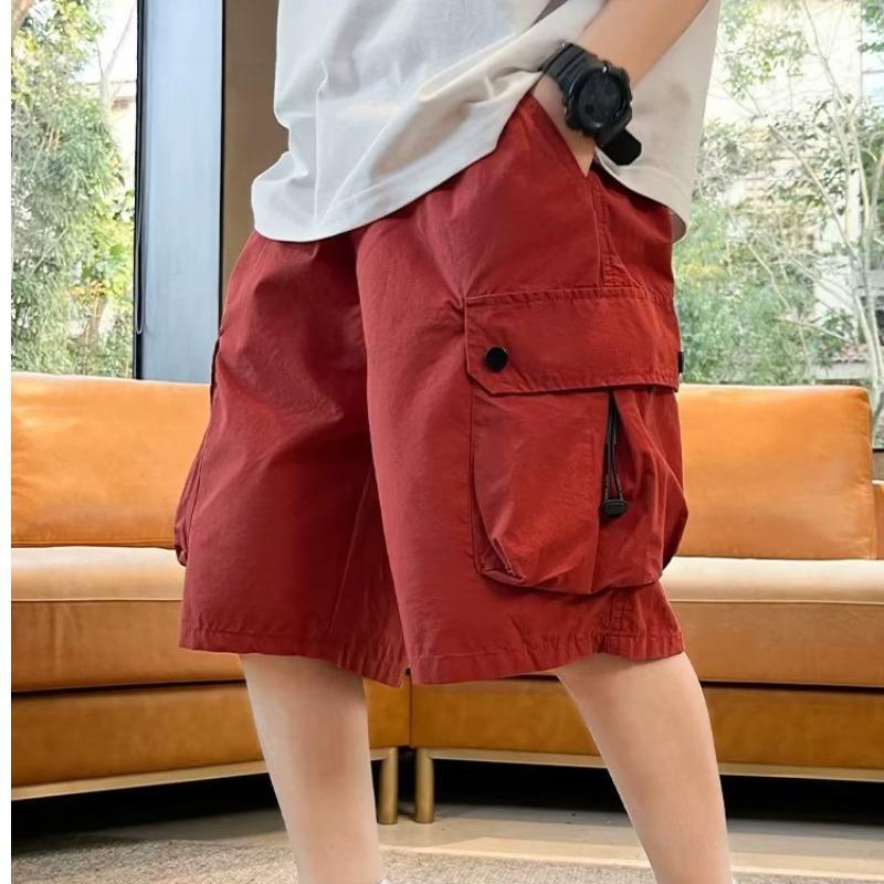 Children's Wear Boys' Shorts Pants Summer Thin Big Children's Summer Cockwork Pants Fried Street Boy's Summer Pants