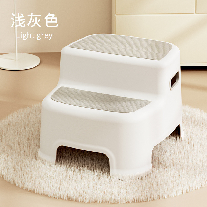 Picture of Ladder stool, home two-step ladder step, foot pedal, high and low stool, ladder chair, dual-purpose kitchen climbing stool, car wash stool, two-step stool