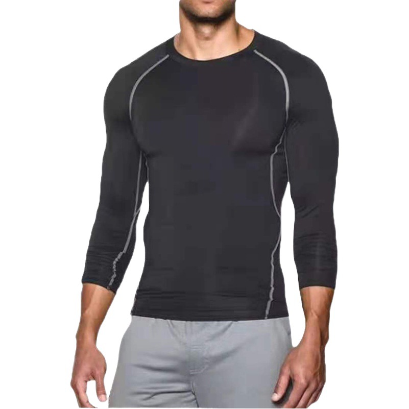 Pro Basketball Sports Tight Men's Outdoor Running Training Compression Fitness Sports Quick-drying Long-sleeved T-shirt