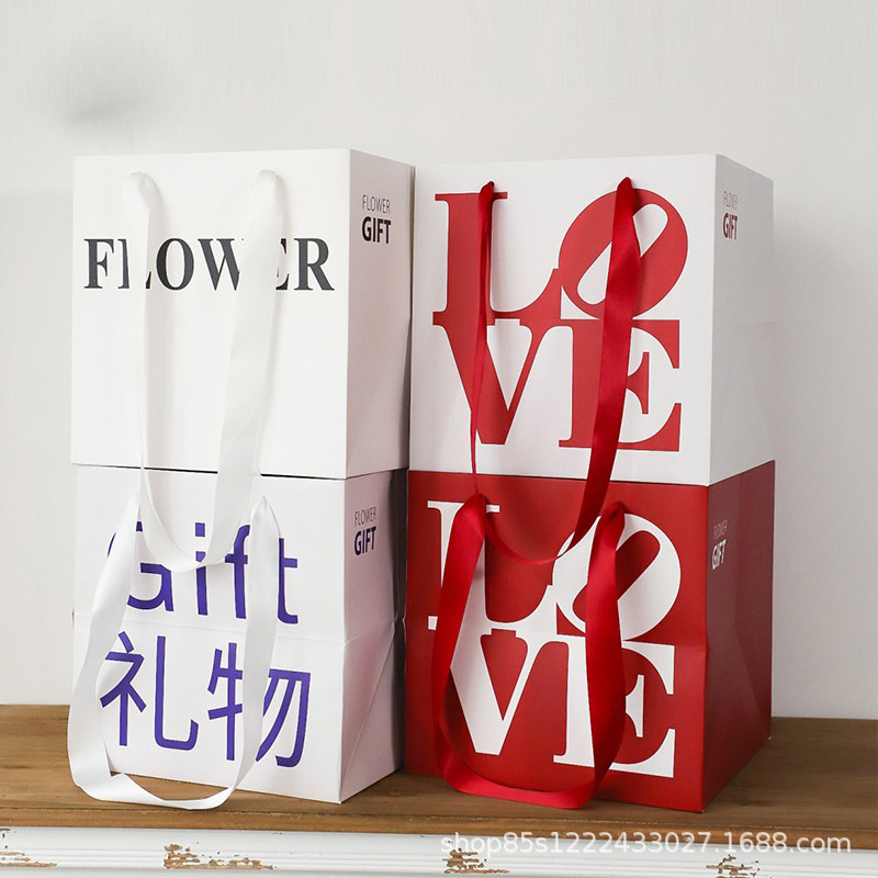 Gift Bag flower handbag gift bouquet gift packaging flower bag packaging floral supplies packaging handbag