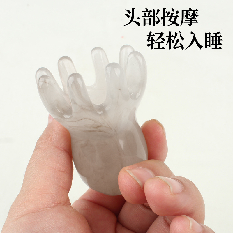 Picture of Resin Beeswax Octopus Comb Hair Therapy Octopus Head Massager Meridian Comb Shoulder and Neck Massage Dredging Wholesale