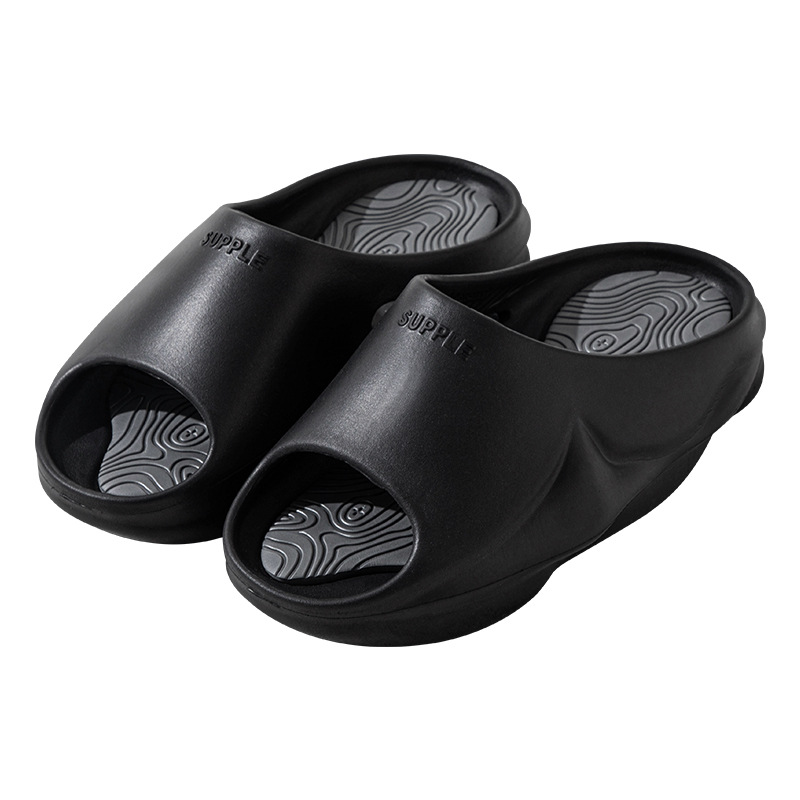 Picture of Clearance EVA slippers home odor and non-slip bathroom bathing and stepping on couple sandals wear outside in summer