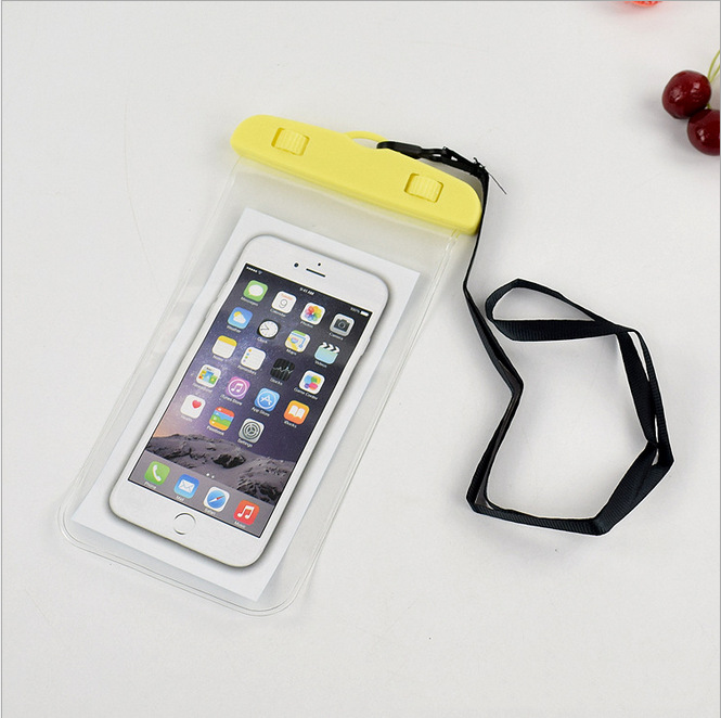 Picture of Mobile phone waterproof bag transparent waterproof mobile phone case universal swimming drifting can touch 100 set LOGO