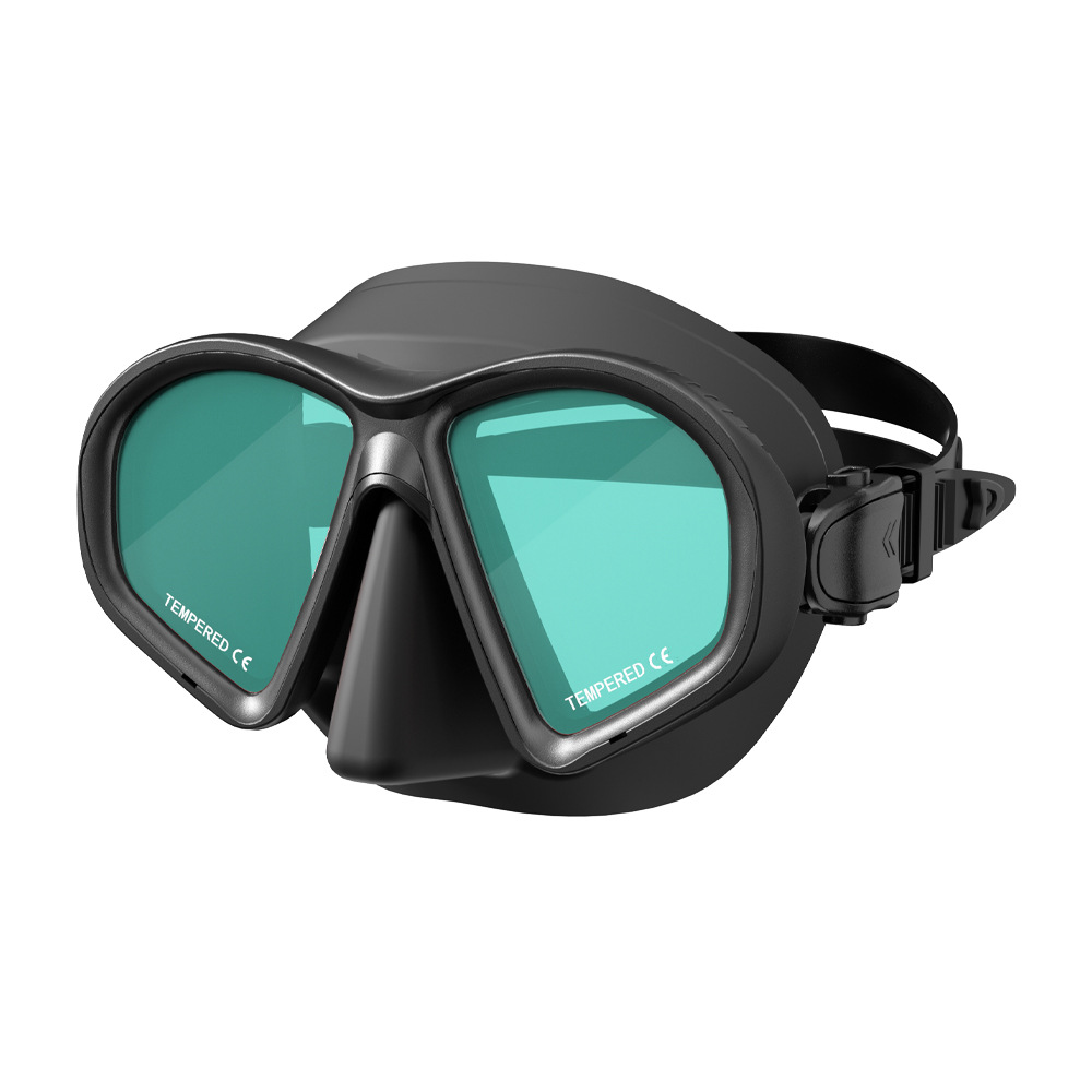 Picture of Free diving glasses myopia lens diving mirror camera bracket silicone snorkeling mirror snorkeling equipment