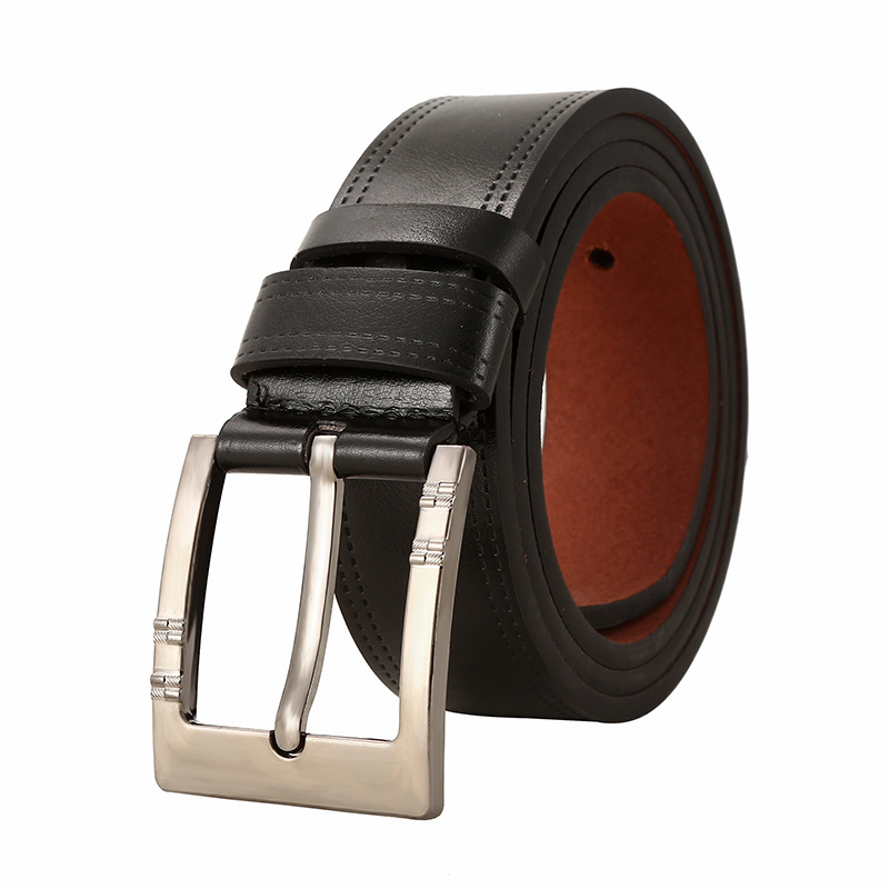 Picture of New European and American casual Joker men's pin buckle belt PU washed microfiber belt pants belt stall supply wholesale