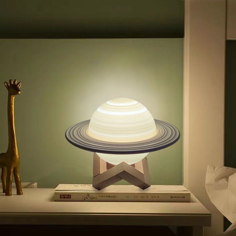 Spot Rechargeable Patting Light Lamp Planet Light Moon Light Bedroom Bedside Light USB Saturn Night Light Factory
