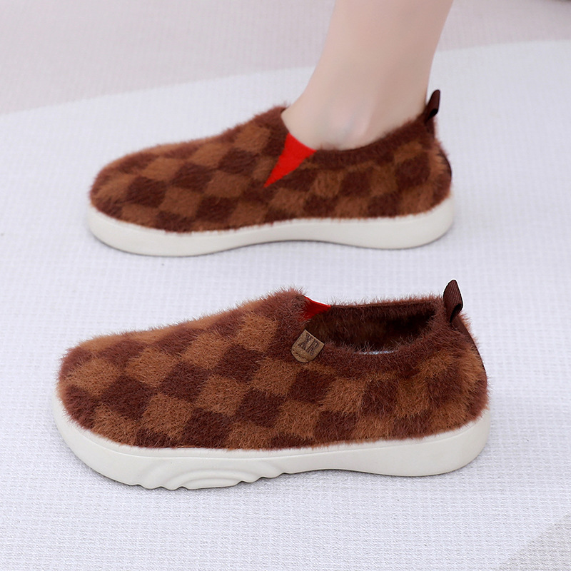 Picture of Shoes women's 2025 autumn and winter new single shoes casual daily soft-soled wool shoes are light and comfortable and one-foot women's shoes