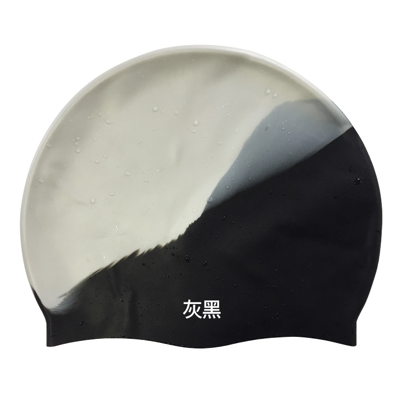 Picture of 2025 Silicone Swimming Cap Wholesale Solid Color Waterproof Diving Cap Plus No Head Swimming Cap Adult Swimming Equipment