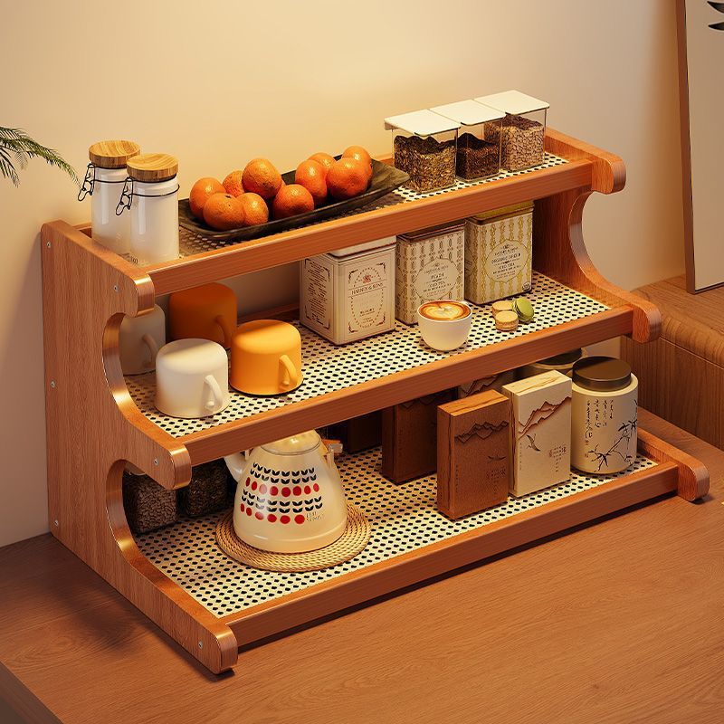 Storage rack, cup holder, home kitchen, tea set, storage shelf, multi-functional storage shelf, tea set on the dining table