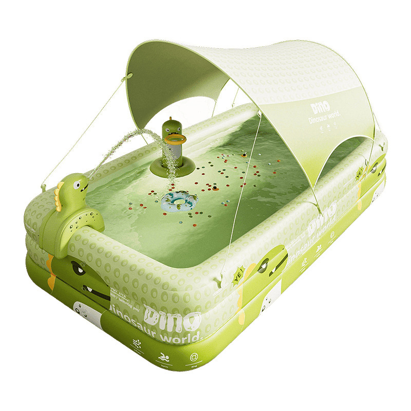 Picture of New children's inflatable swimming pool, large outdoor sunshade water pool, thickened eco-friendly, baby play and swimming