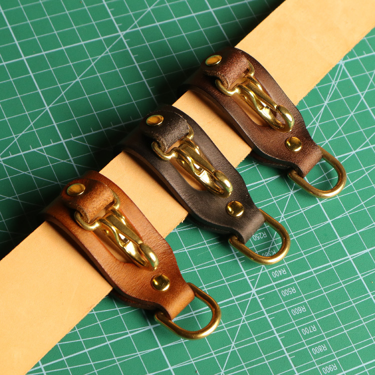 Wen Han Belt Accessories Fashionable Brass Belt Fastener Retro Ami Kaji Belt Pendant Outdoor Keychain